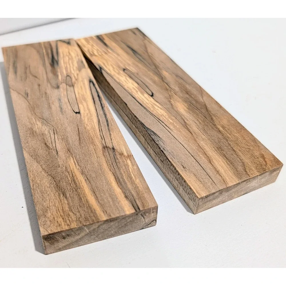 Knife Scales Bookmatched Spalted Maple | 6
